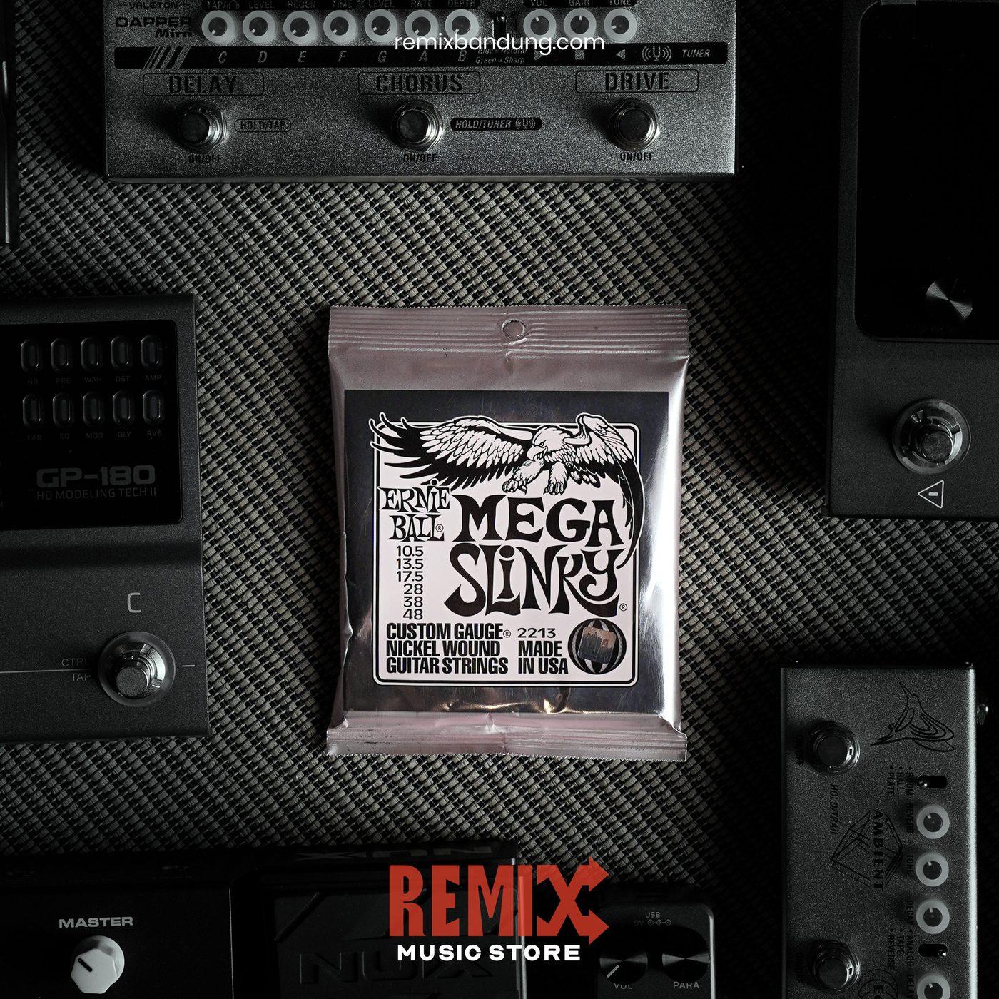 Senar Gitar Elektrik Ernie Ball Mega Slinky 2213 10.5-48