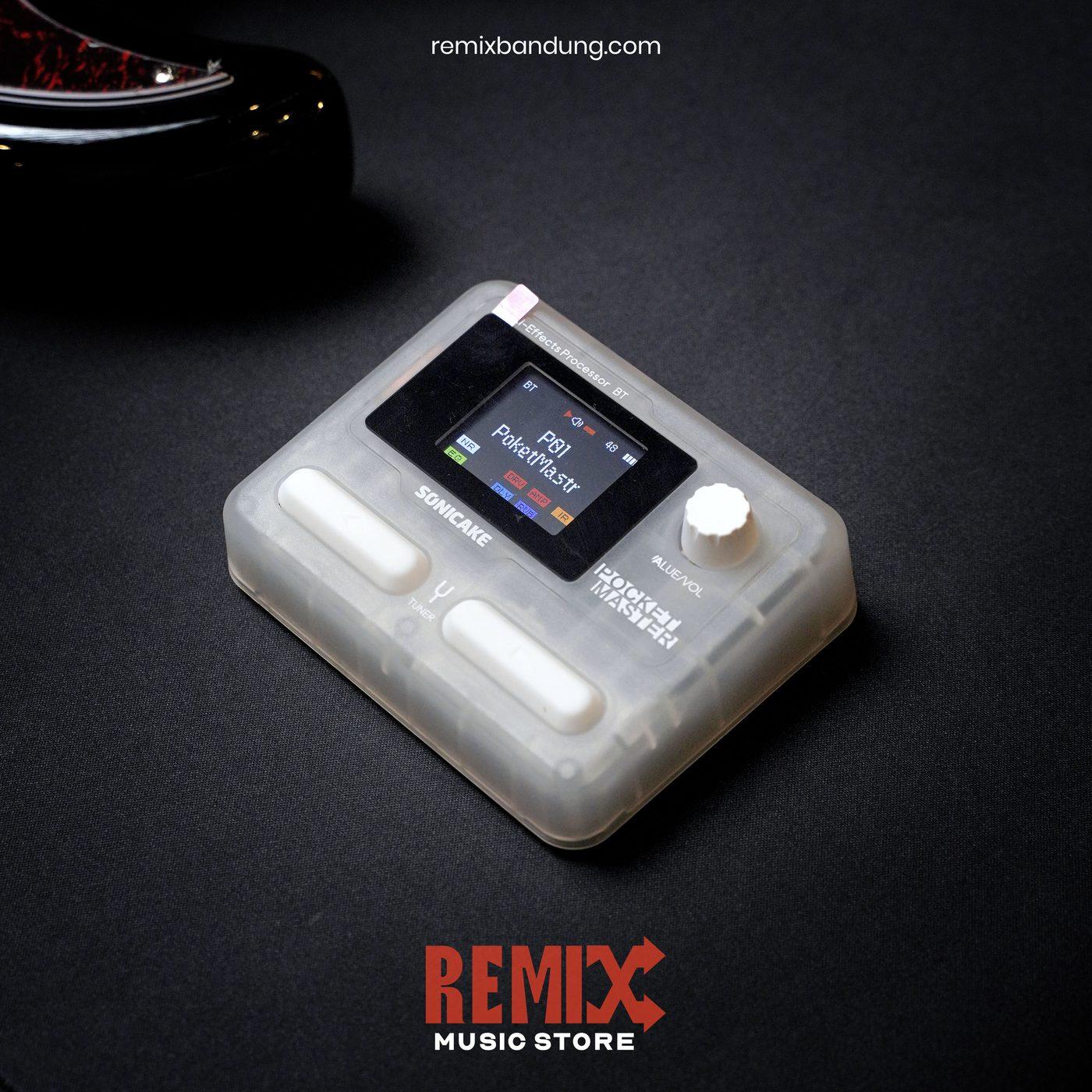 Efek Gitar Sonicake Pocket Master QME-10 Transparant White