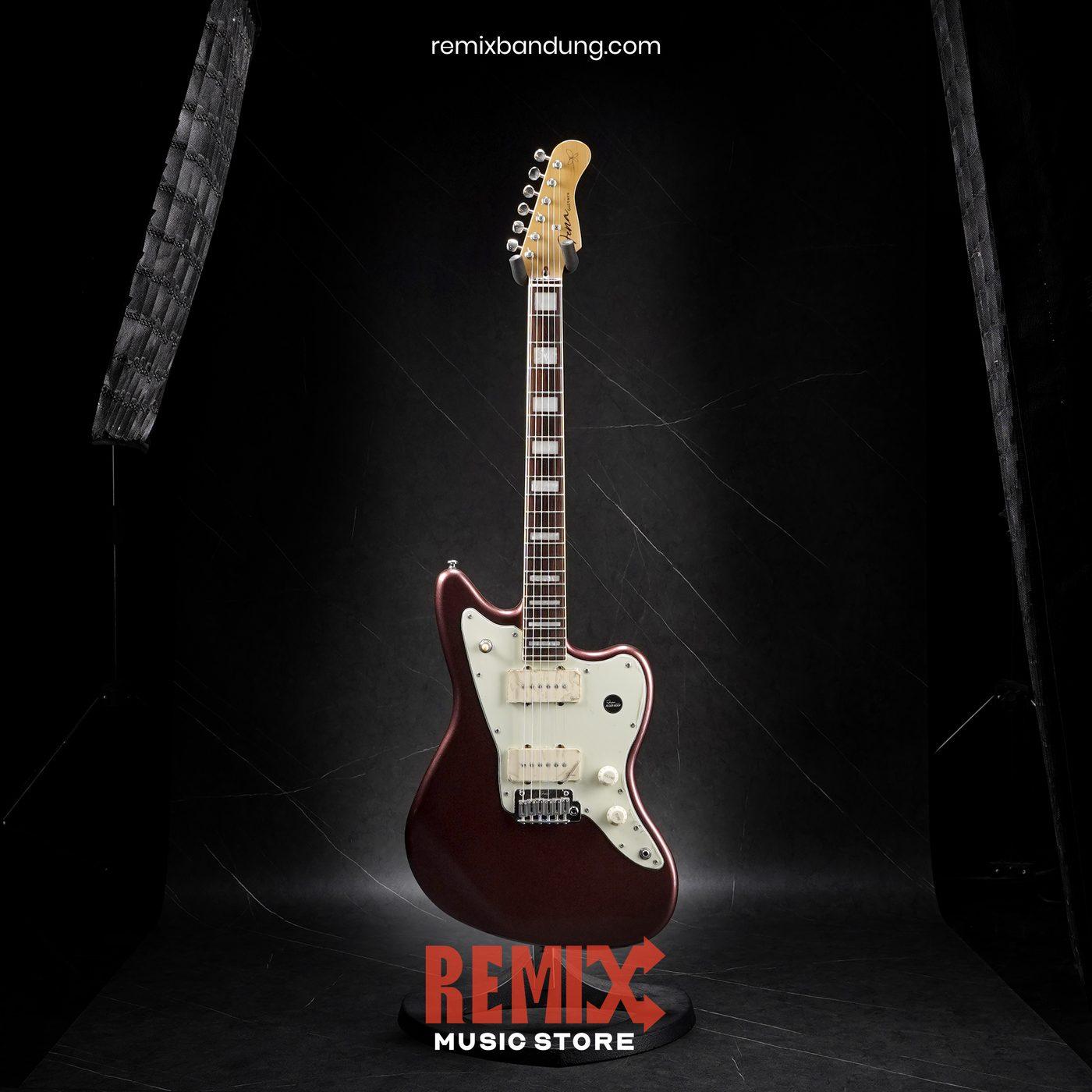 Gitar Elektrik Fena JM Metamorfosis Burgundy Mist