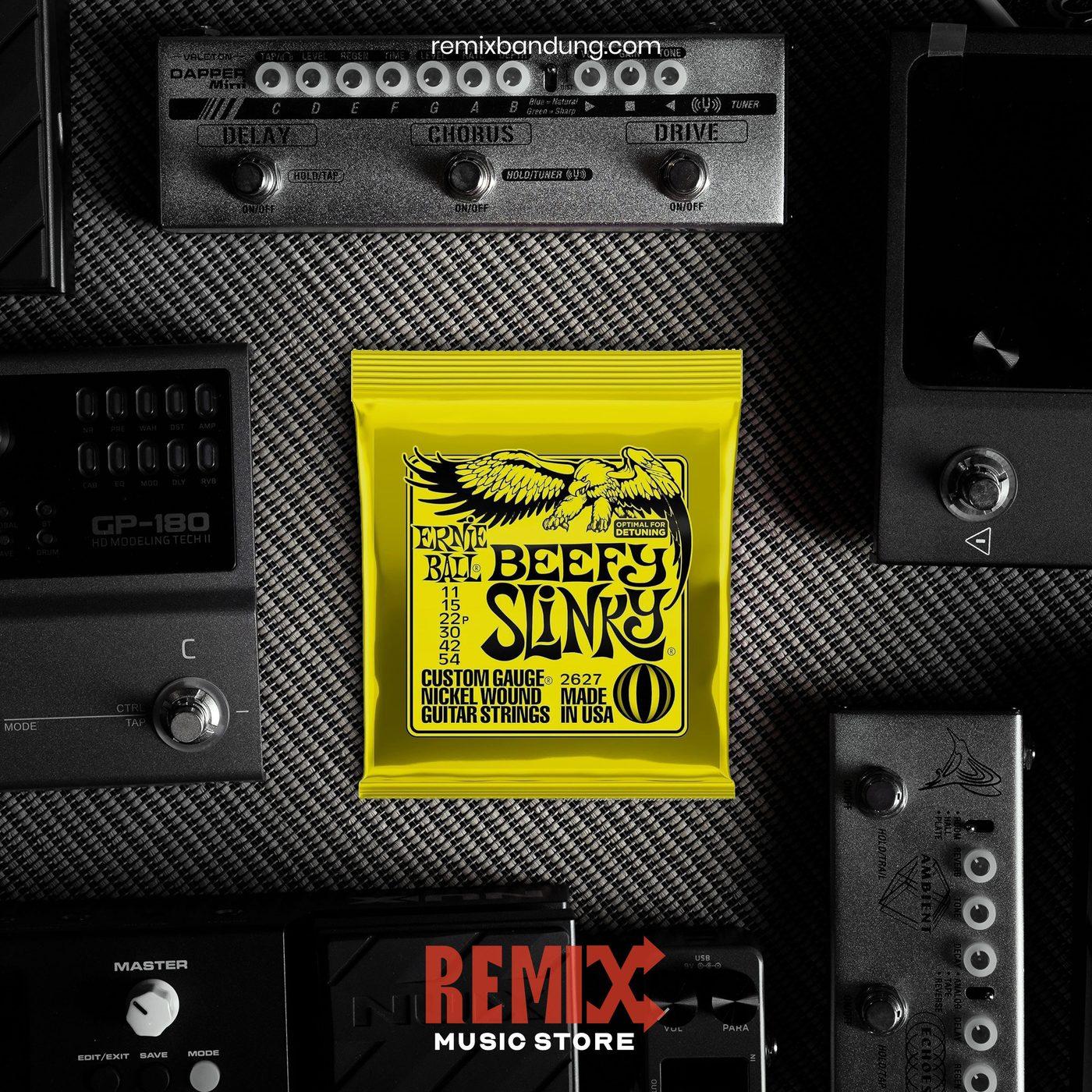 Senar Gitar Elektrik Ernie Ball Beefy Slinky 2627 11-54
