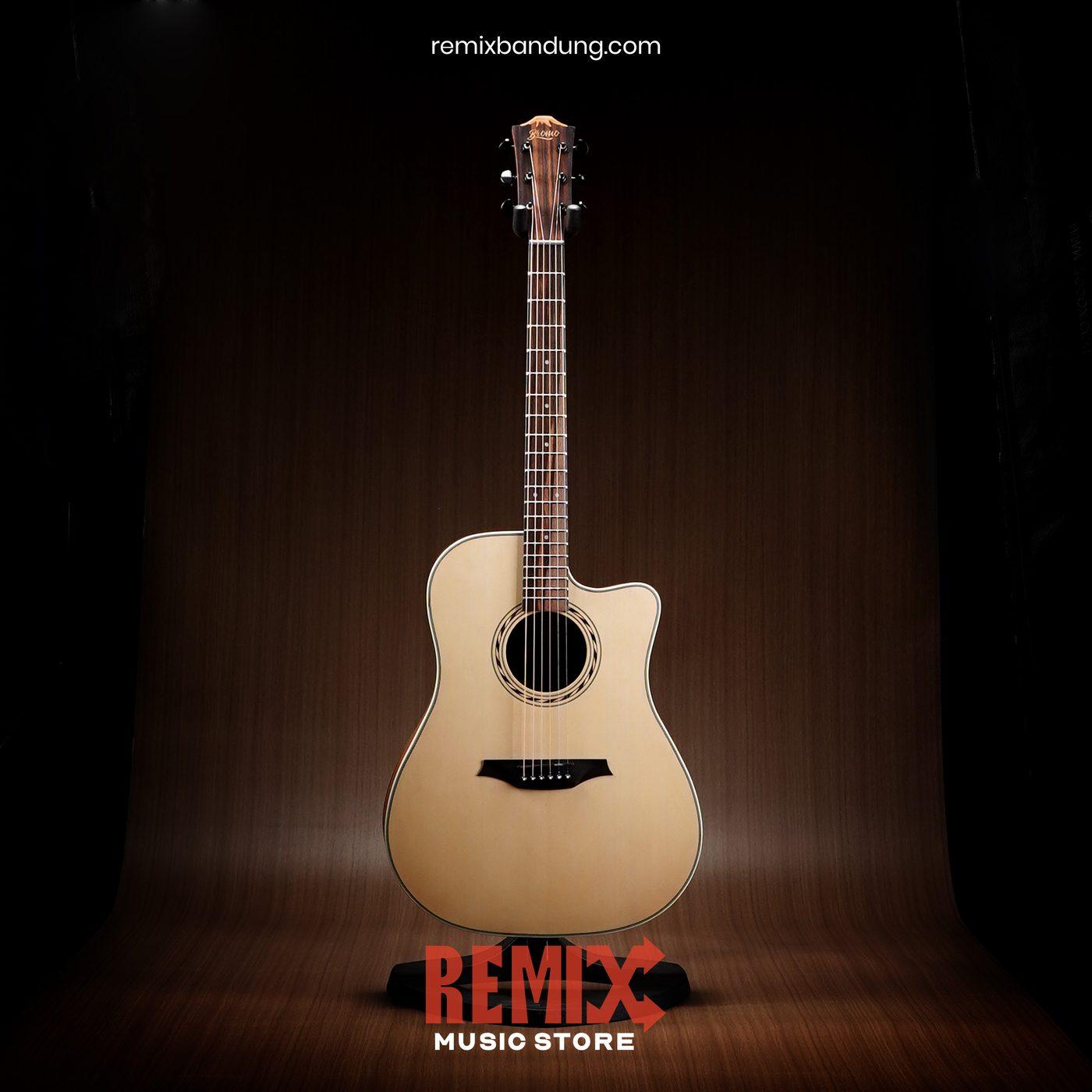 Gitar Akustik Bromo BAA1 C Natural + Bag