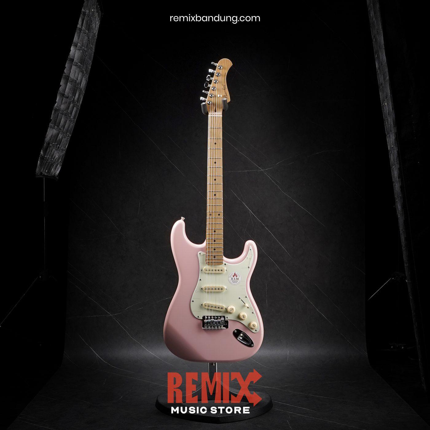 Gitar Elektrik Bacchus Universe BST-1RSM/M Shell Pink