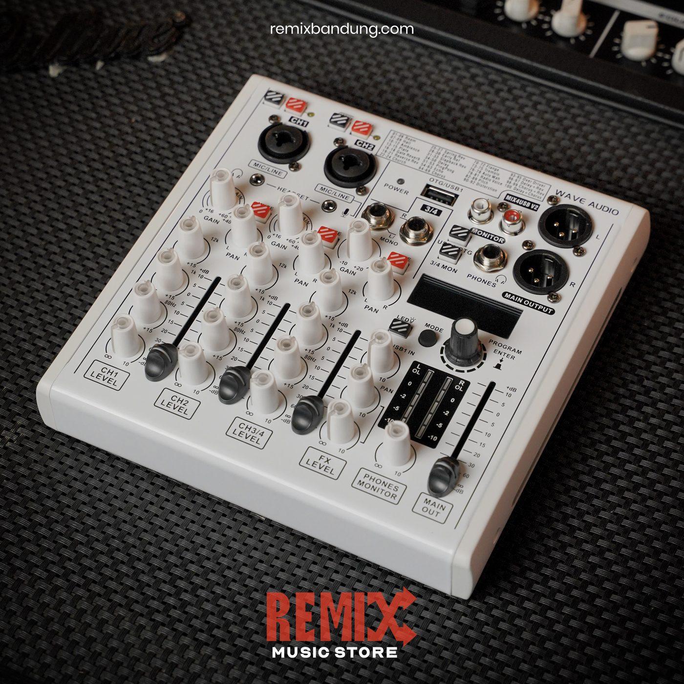 Mixer Audio Wave Audio MIX4USB V2 4 Channel