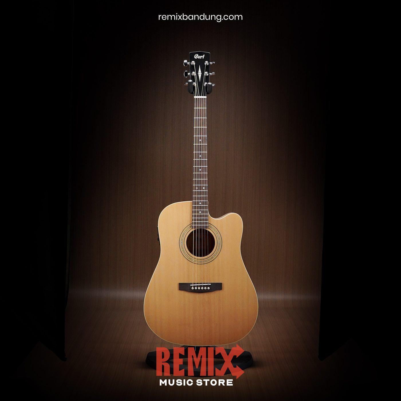 Gitar Akustik Cort AD 8QEC Natural