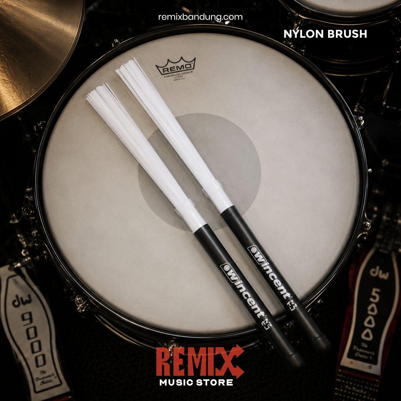 Brush Drum Wincent 12LN Light Nylon Brush (W-12LN)