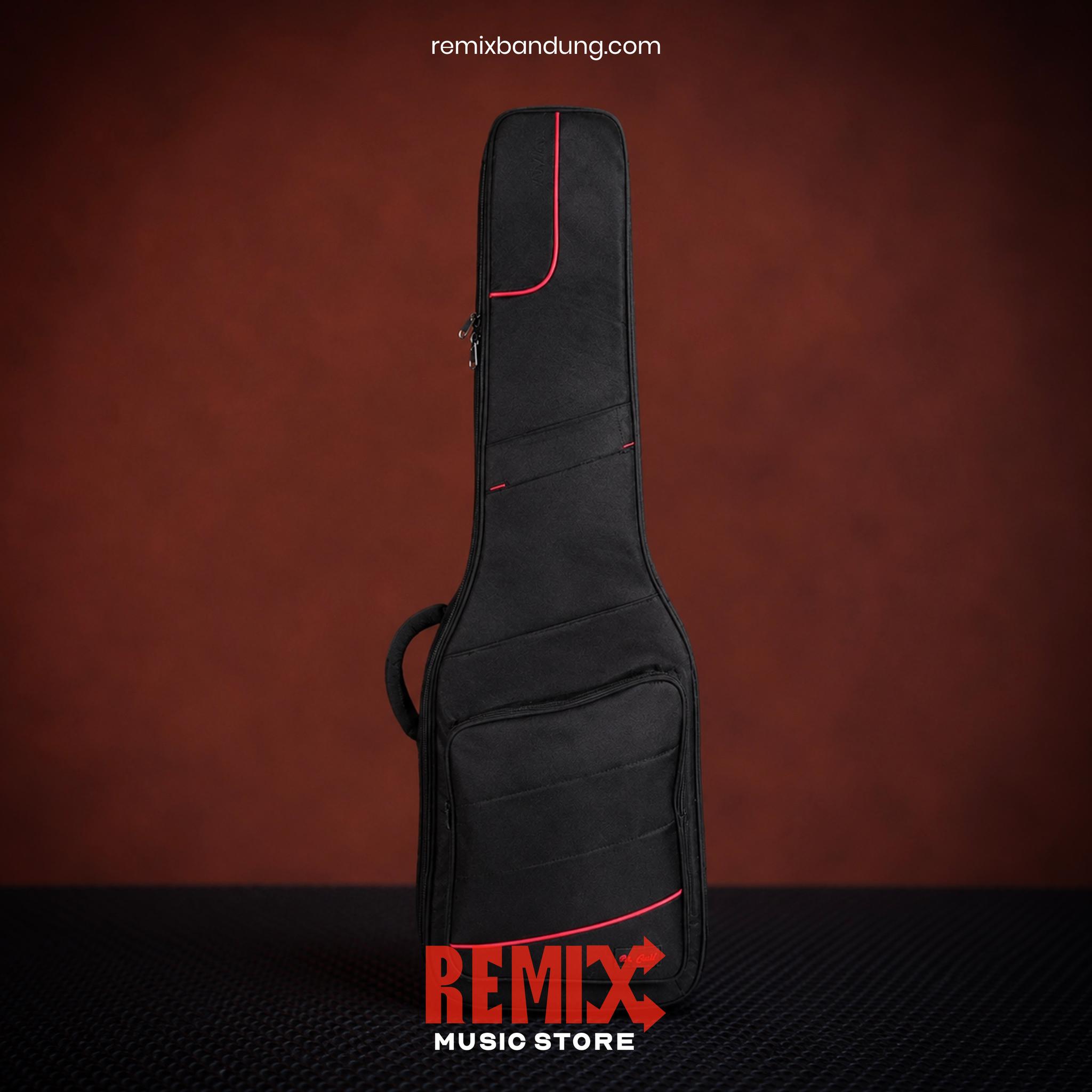 Gigbag Gitar Elektrik Dr. Case Deluxe Series Black