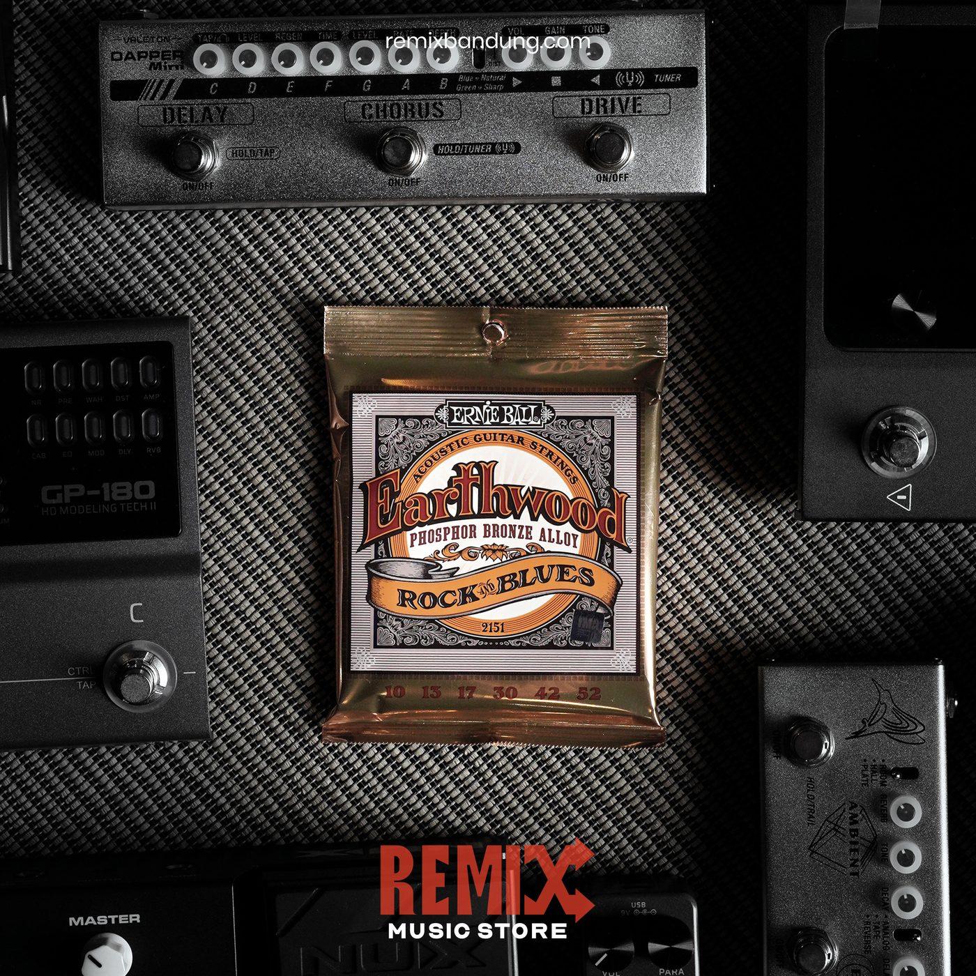 Senar Gitar Akustik Ernie Ball Phosphor Bronze Rock and Blues 2151 10-52