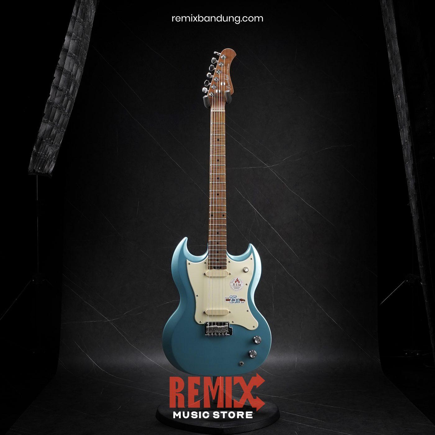 Gitar Elektrik Bacchus Global BSM-STD/RSM Ocean Turquoise Metallic + Bag