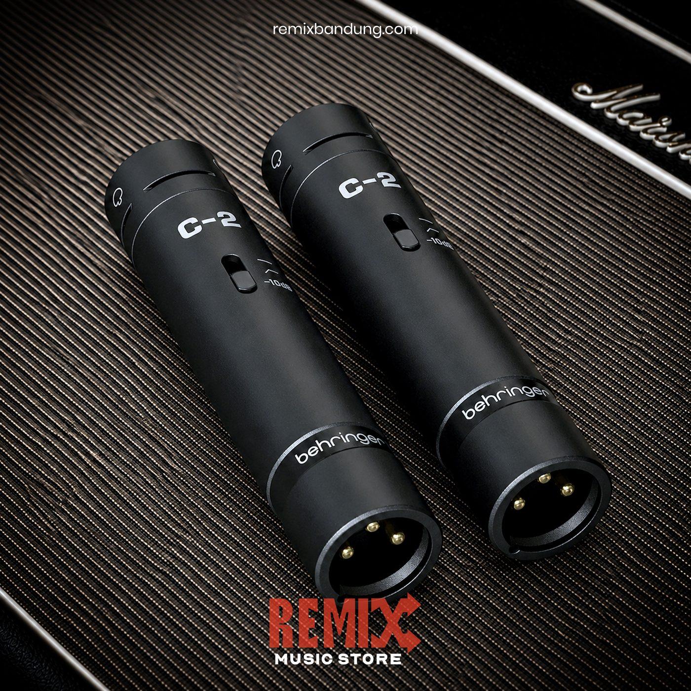 Behringer C-2 Dark Edition Matched Studio Condenser Microphones (sepasang)