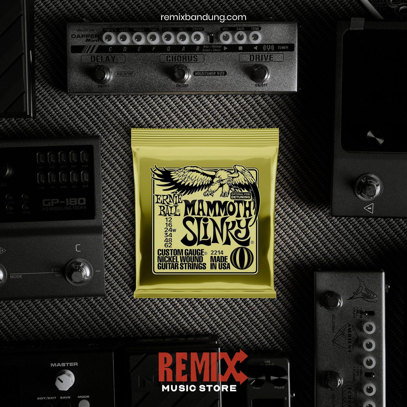Senar Gitar Elektrik Ernie Ball Mammoth Slinky 2214 12-62