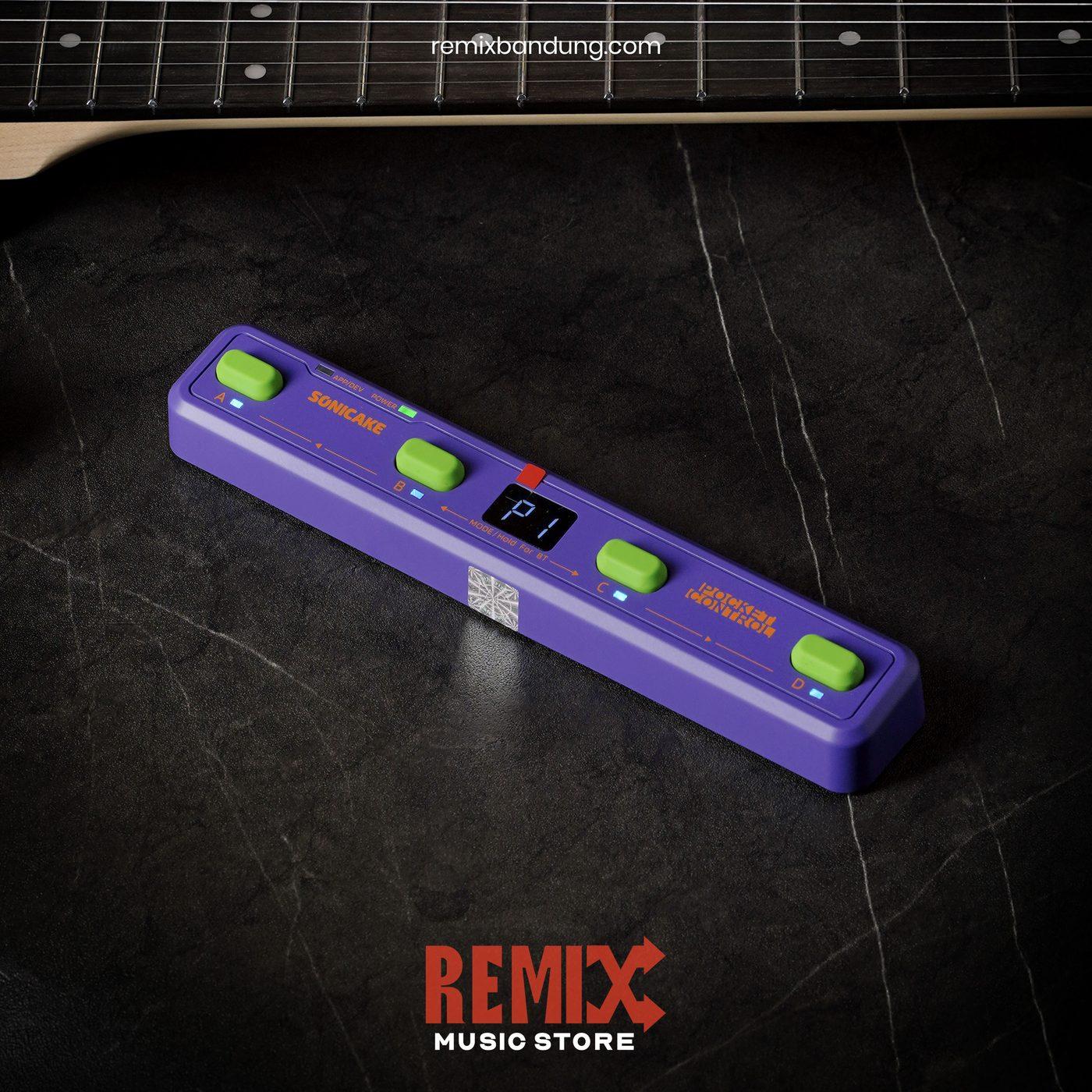 Efek Gitar Sonicake Pocket Control QCT 4 Purple