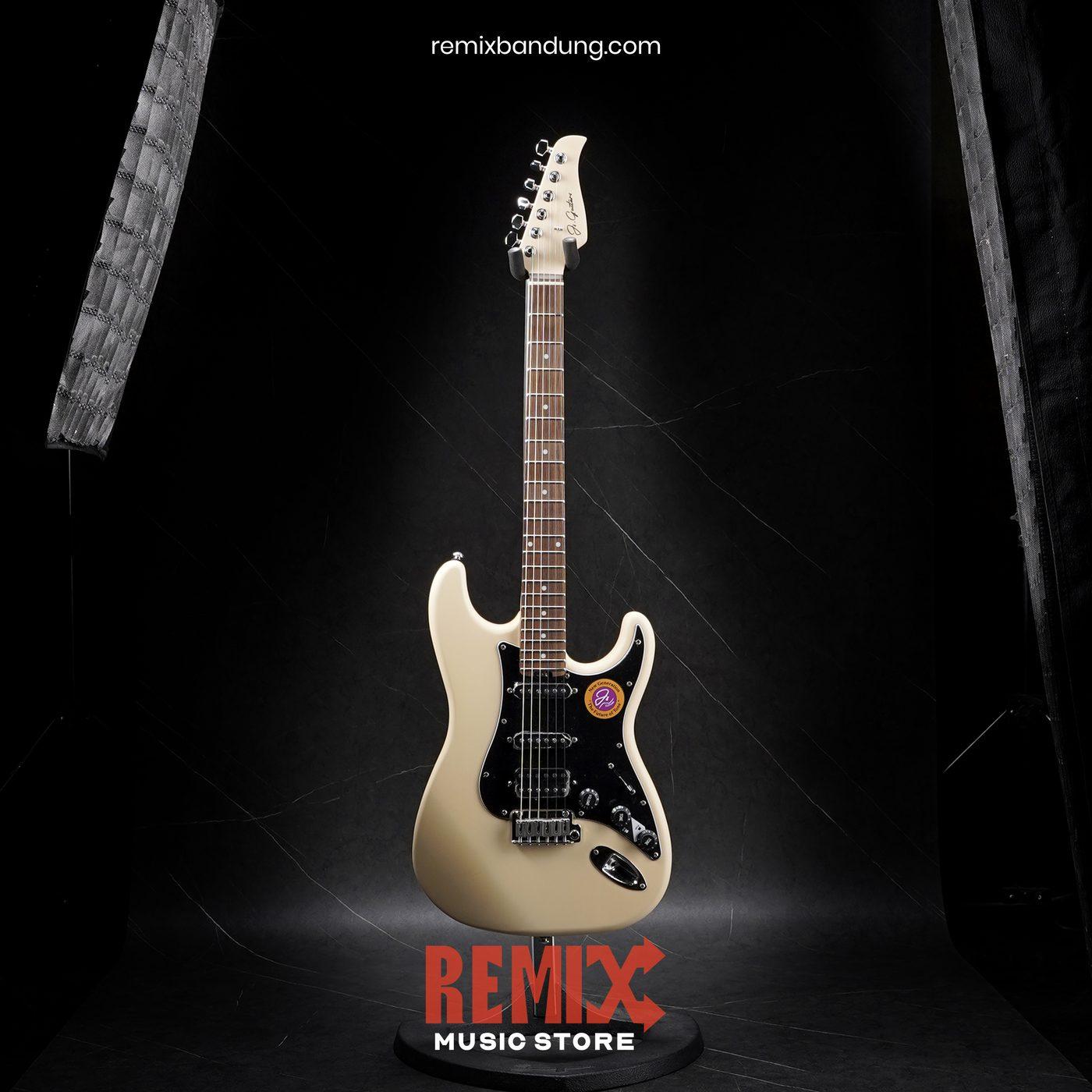 Gitar Elektrik JS ST Munsell New Gen Vintage Cream + Case