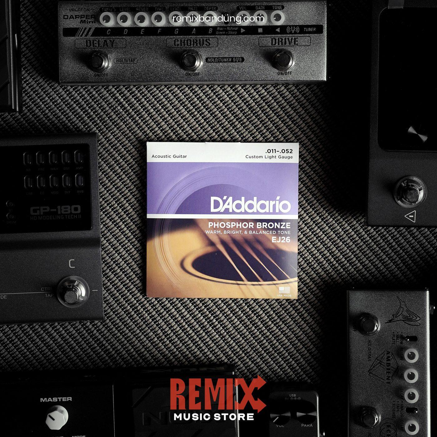 Senar Gitar Akustik D'Addario EJ26 11-52