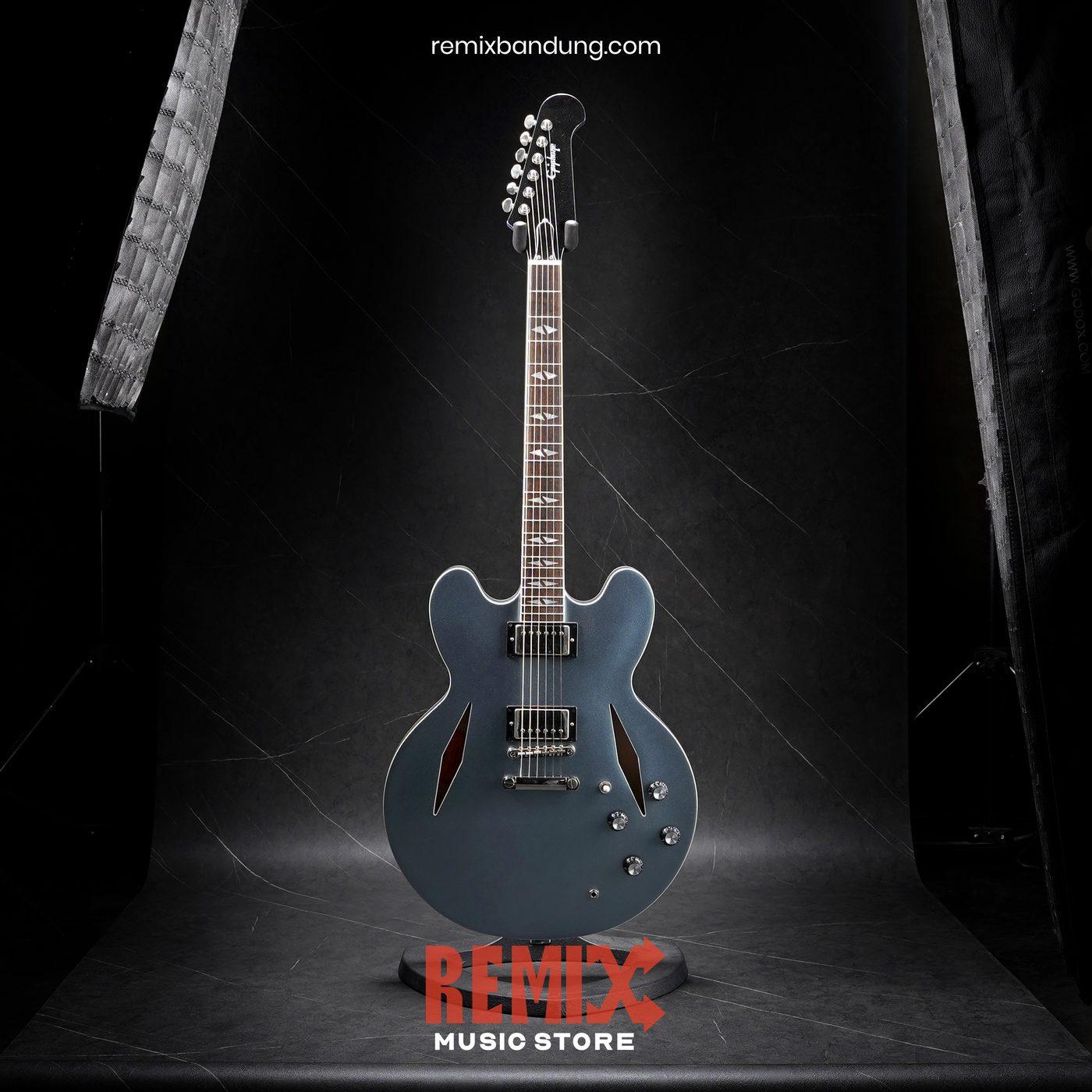 Gitar Elektrik Epiphone Dave Grohl DG-335 Pelham Blue + Hardcase