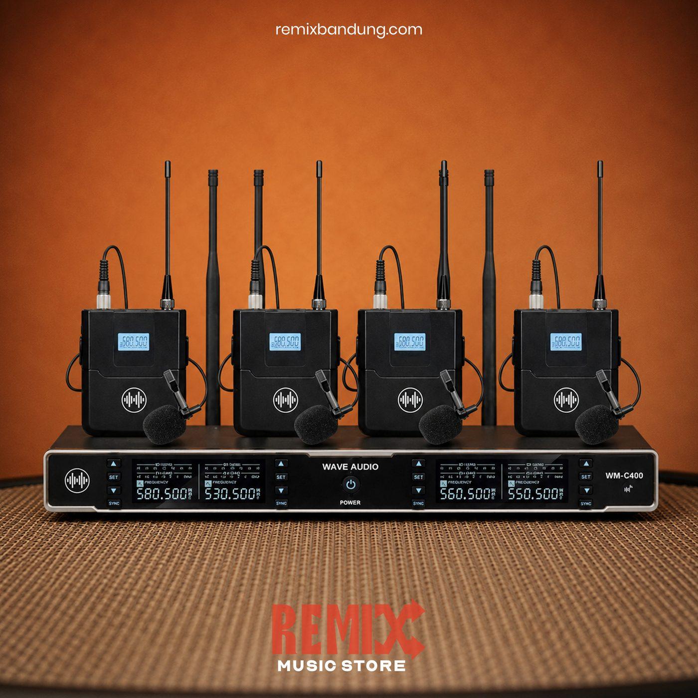Wave Audio WM-C400 Wireless Headset Microphone