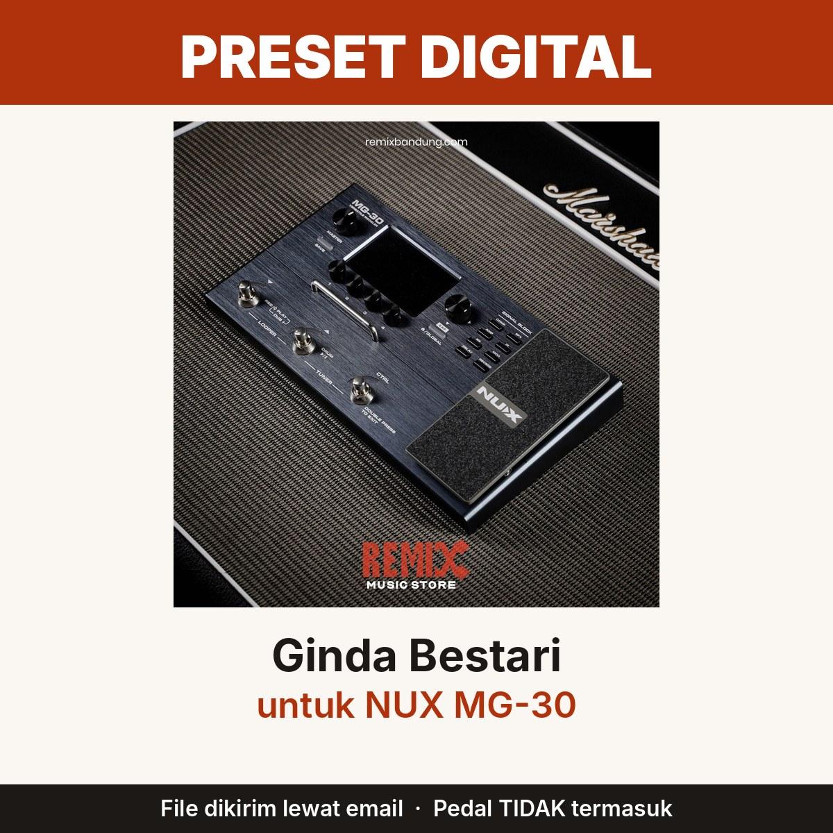 Preset Ginda Bestari untuk NUX MG-30