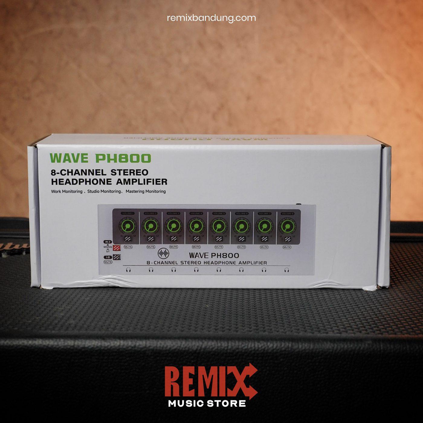Headphone Amplifier Wave Audio PH800 8 Channel