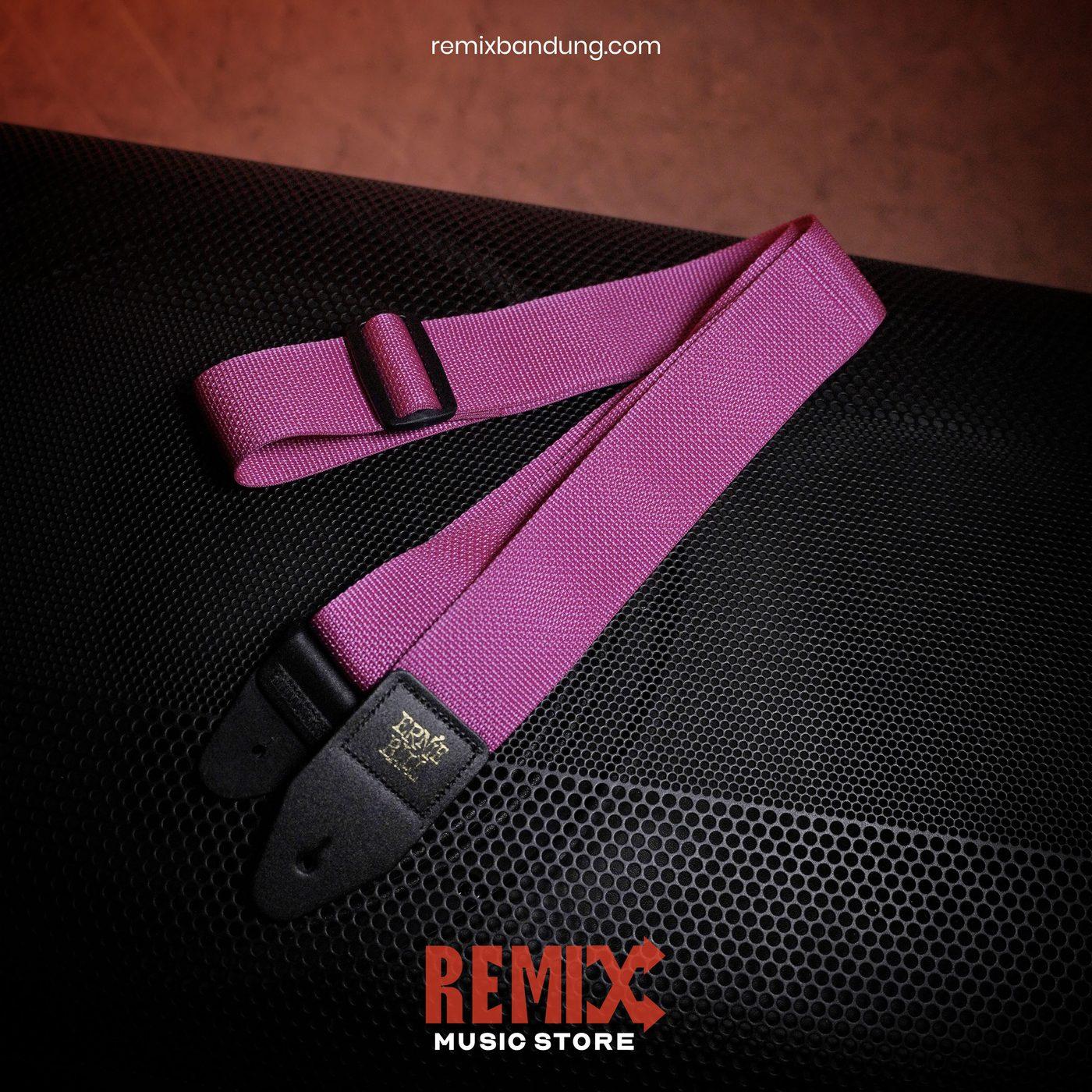 Strap Ernie Ball Polypro Raspberry & Black