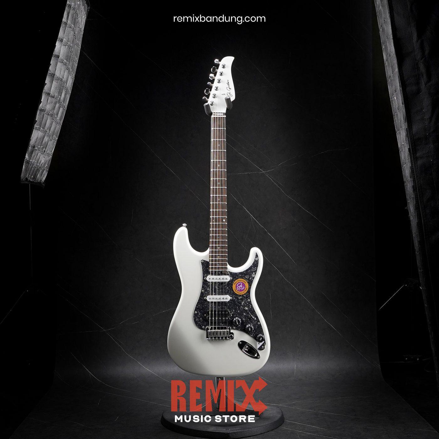Gitar Elektrik JS ST NOVA New Gen Platinum White + Case