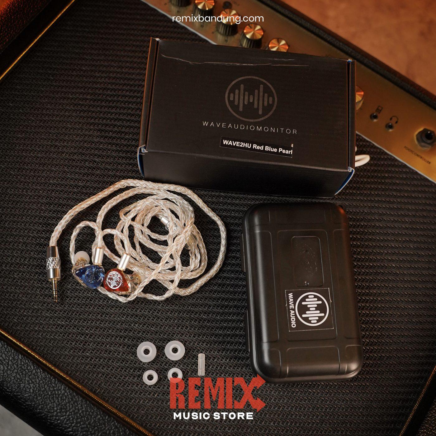 Wave 2HU IEM Gold Red Blue Pearl