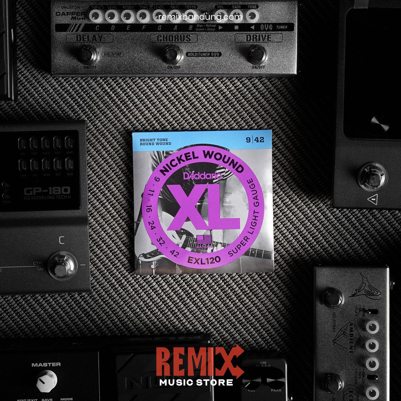 Senar Gitar Elektrik D'Addario EXL120 09-42