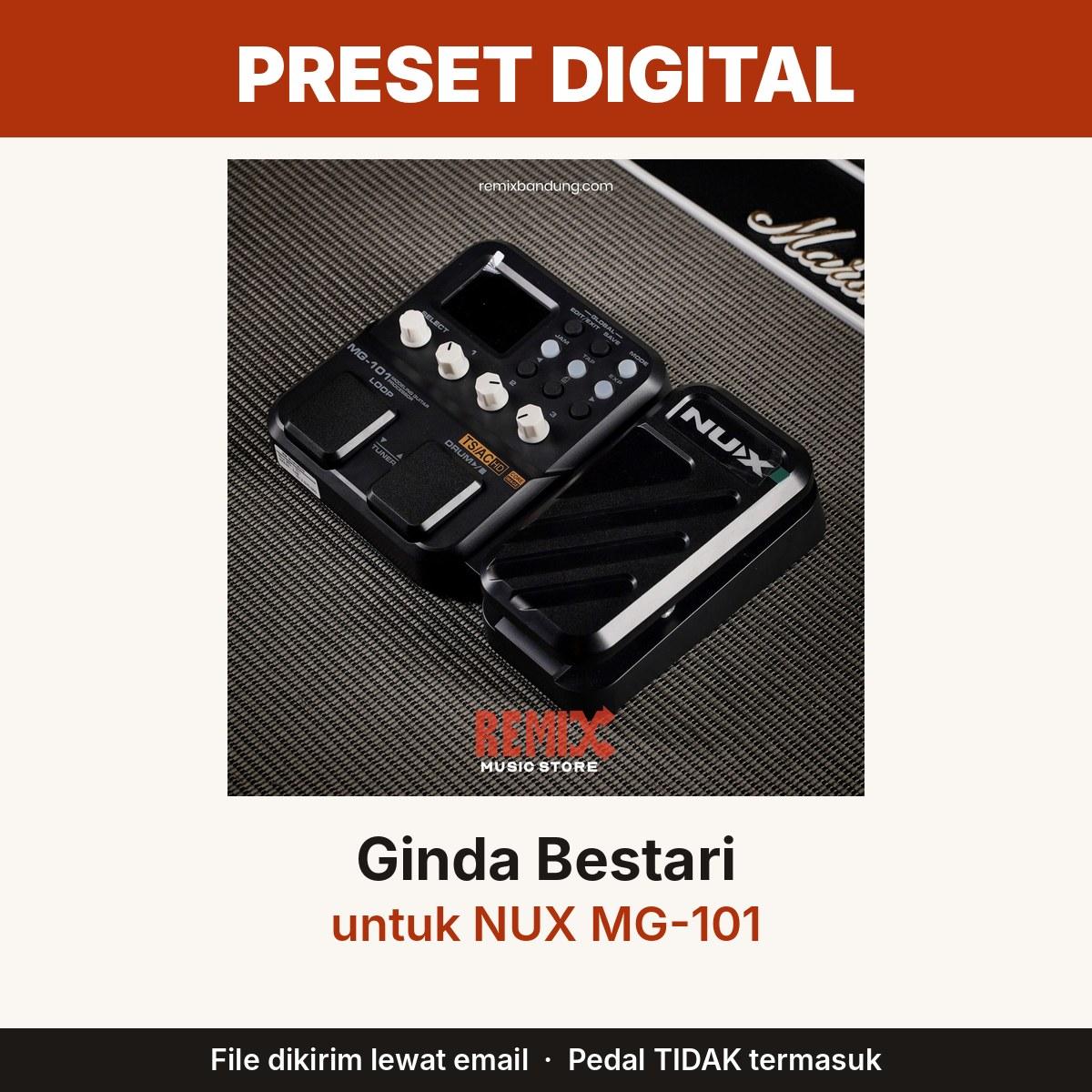Preset Ginda Bestari untuk NUX MG-101