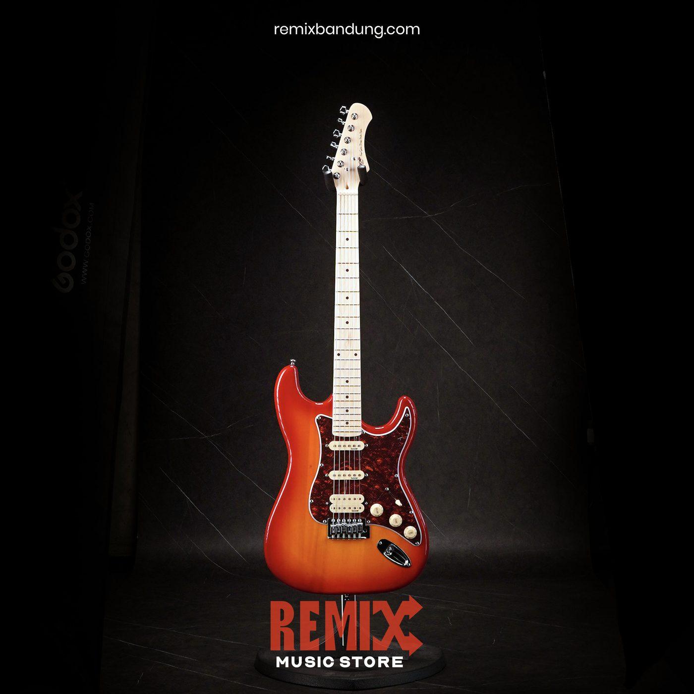 Gitar Electric SQOE SEST 250 Cherry Sunburst